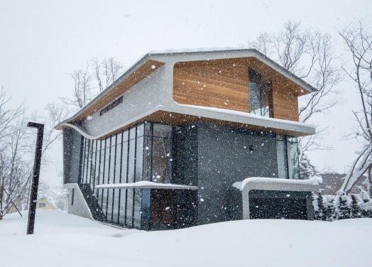 位於北海道二世古的雪廬（照片提供：港大建築學系）